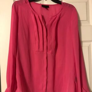 Worthington pink blouse
